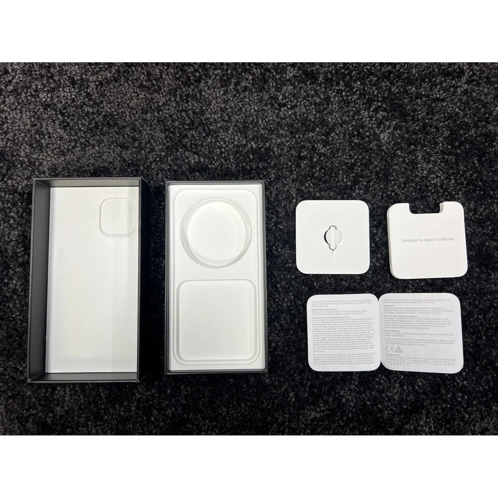 [BOX ONLY] Apple iPhone 12 Pro Pacific Blue 128GB Box and Papers